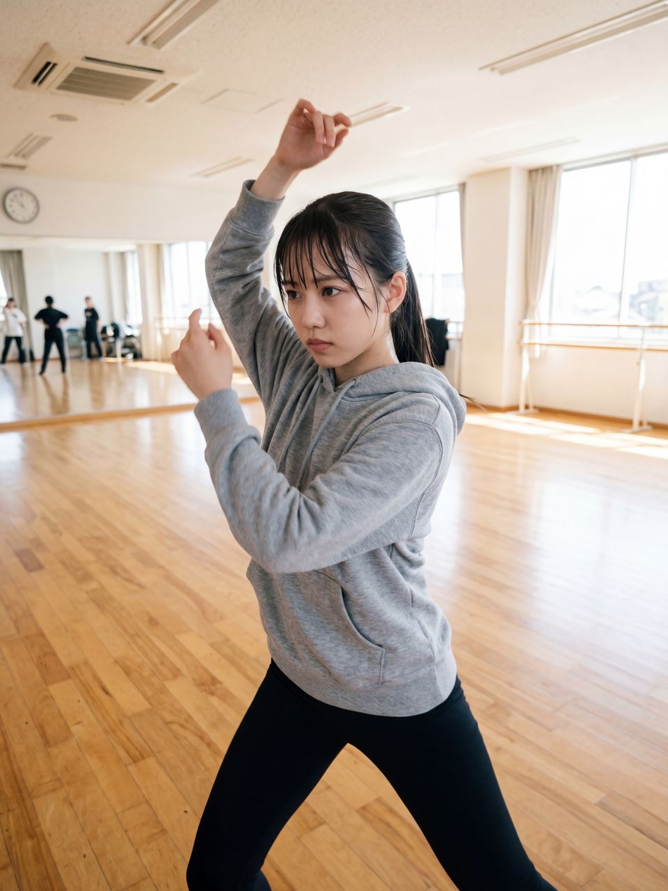 レッスンの合間に