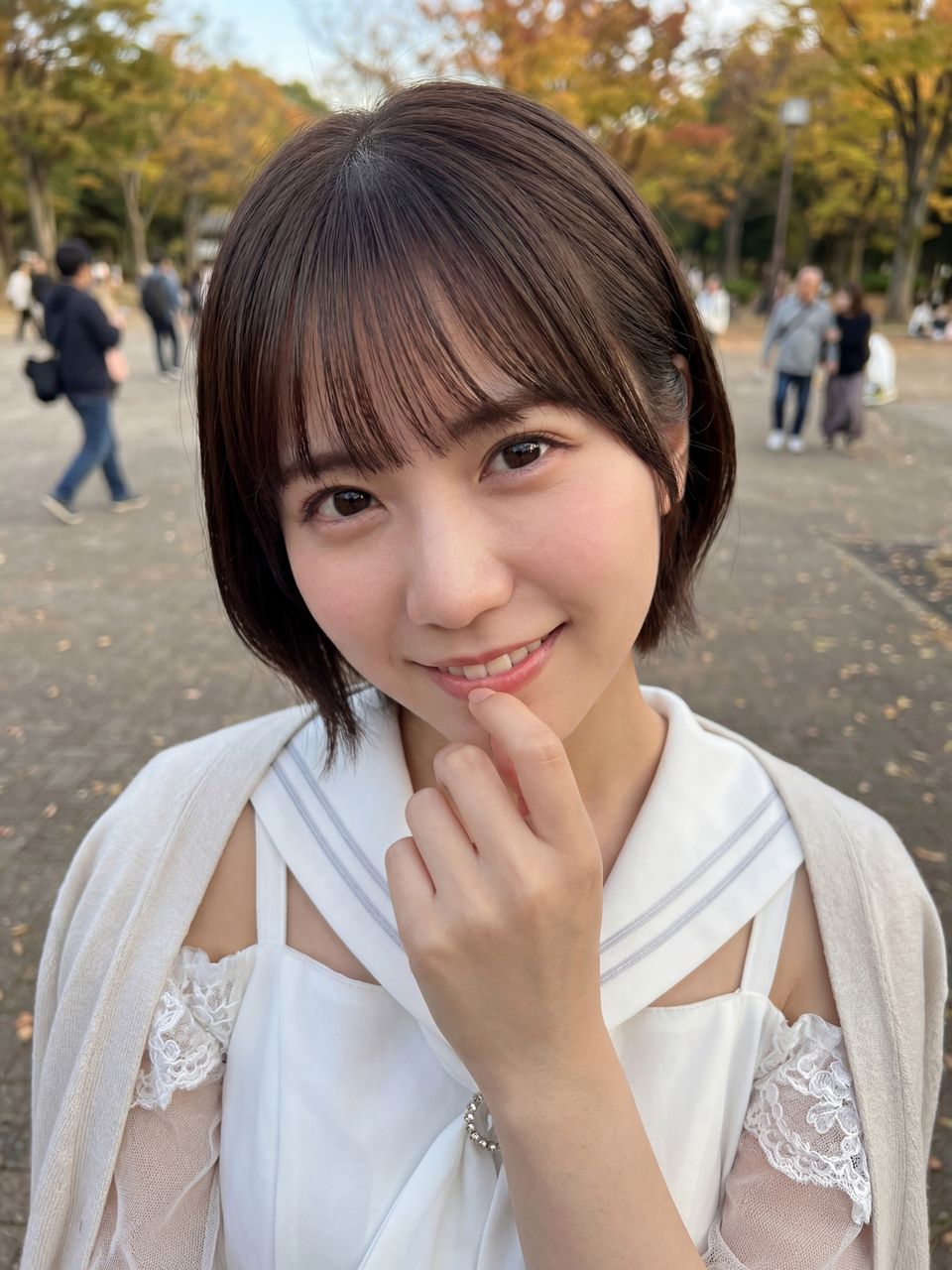 かなでの自撮り