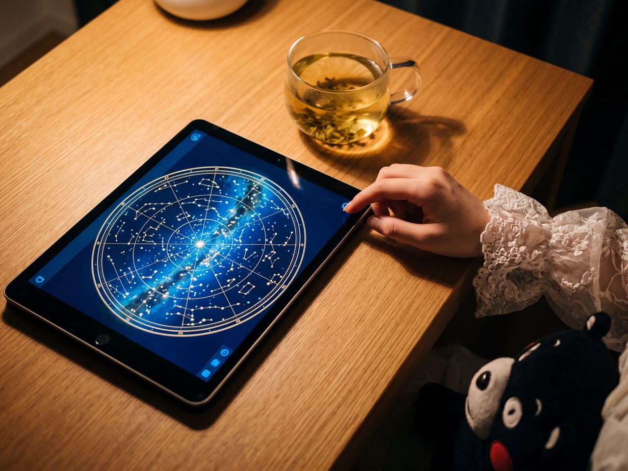 星図とハーブティー