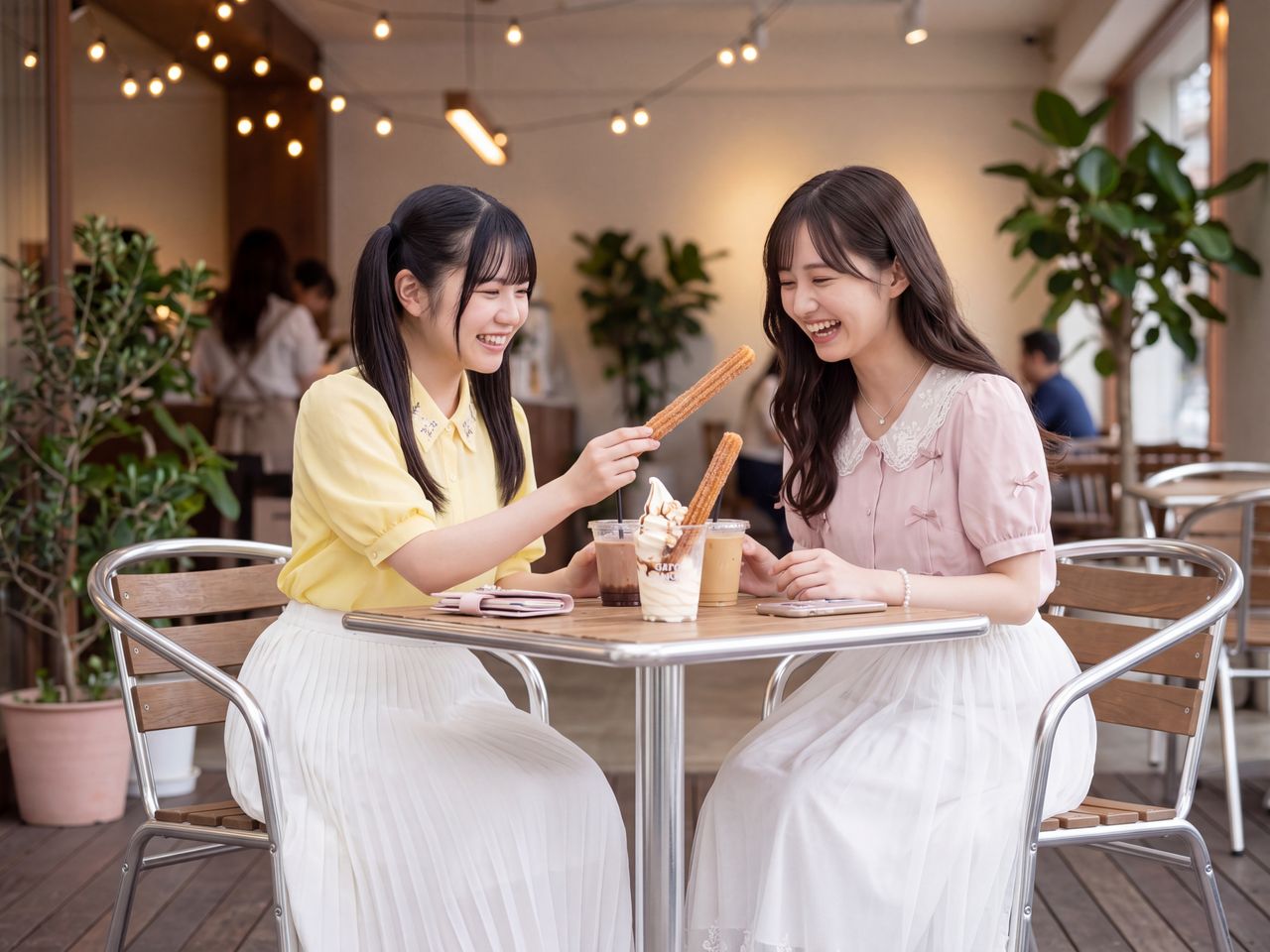 柚子とさくらのカフェタイム