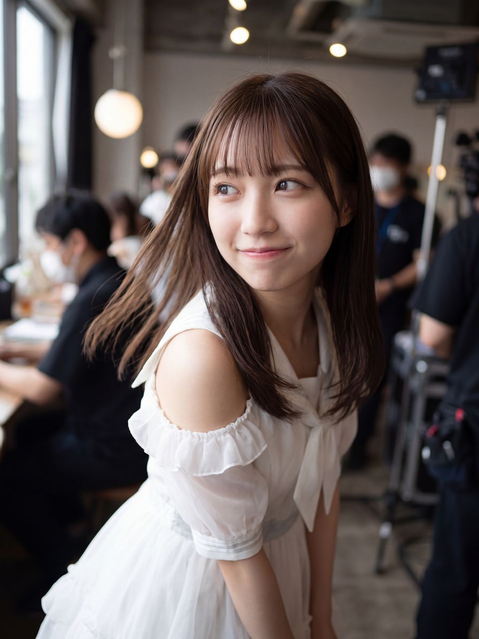 リラックスした表情のひかり