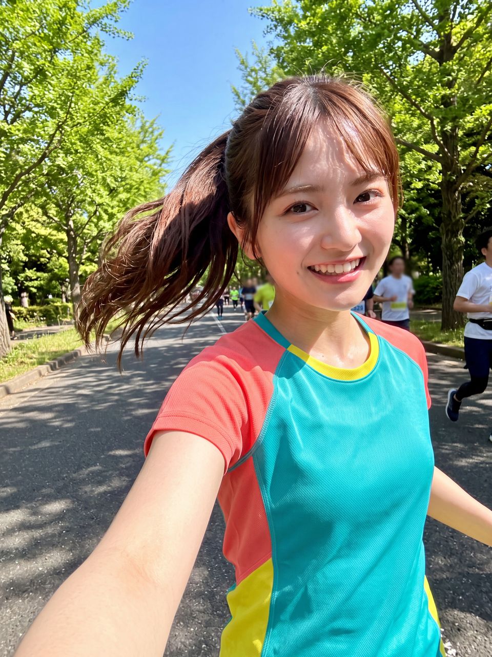 ランニング中の瀬戸朝陽