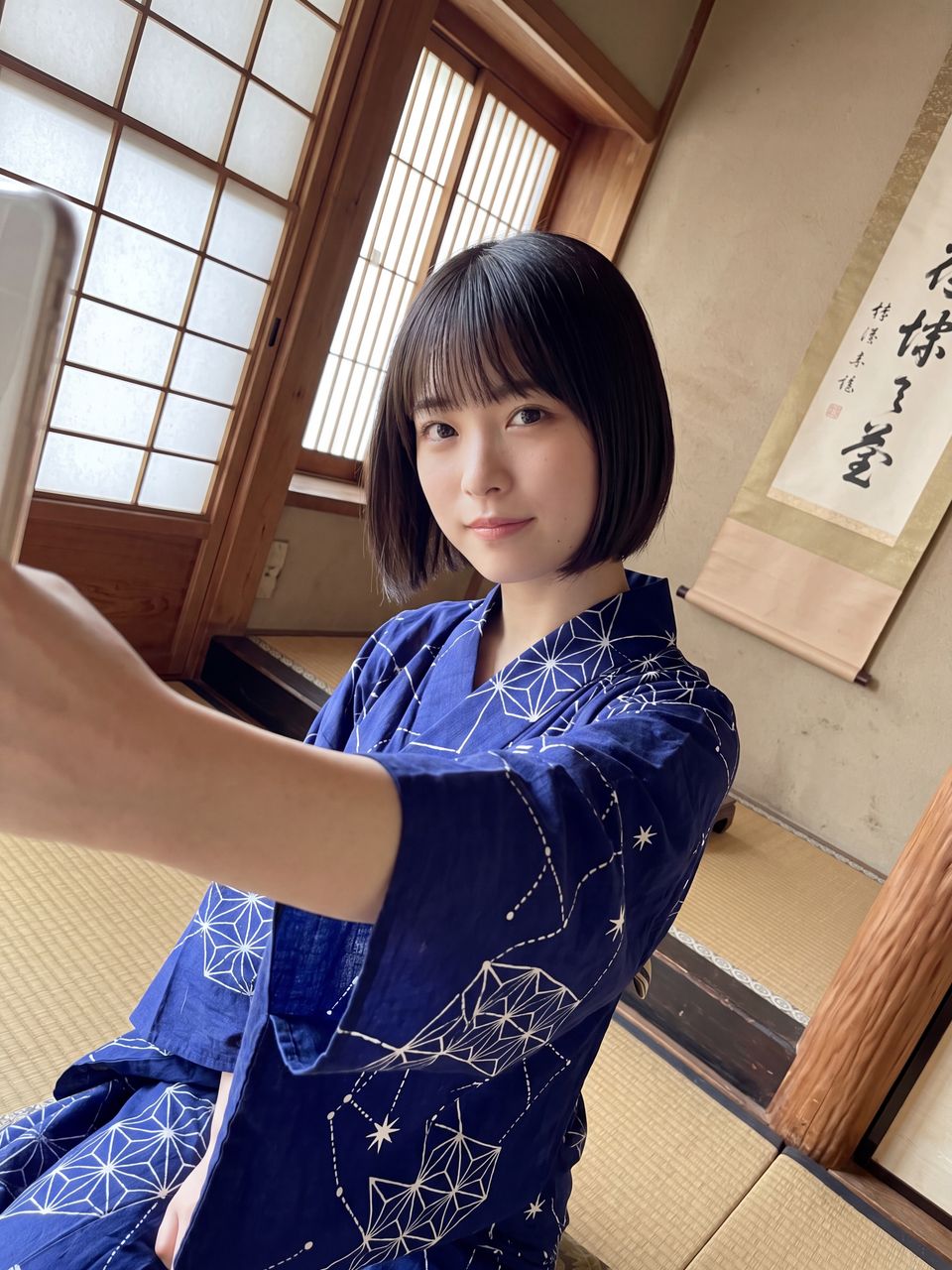 浴衣姿の星野美月