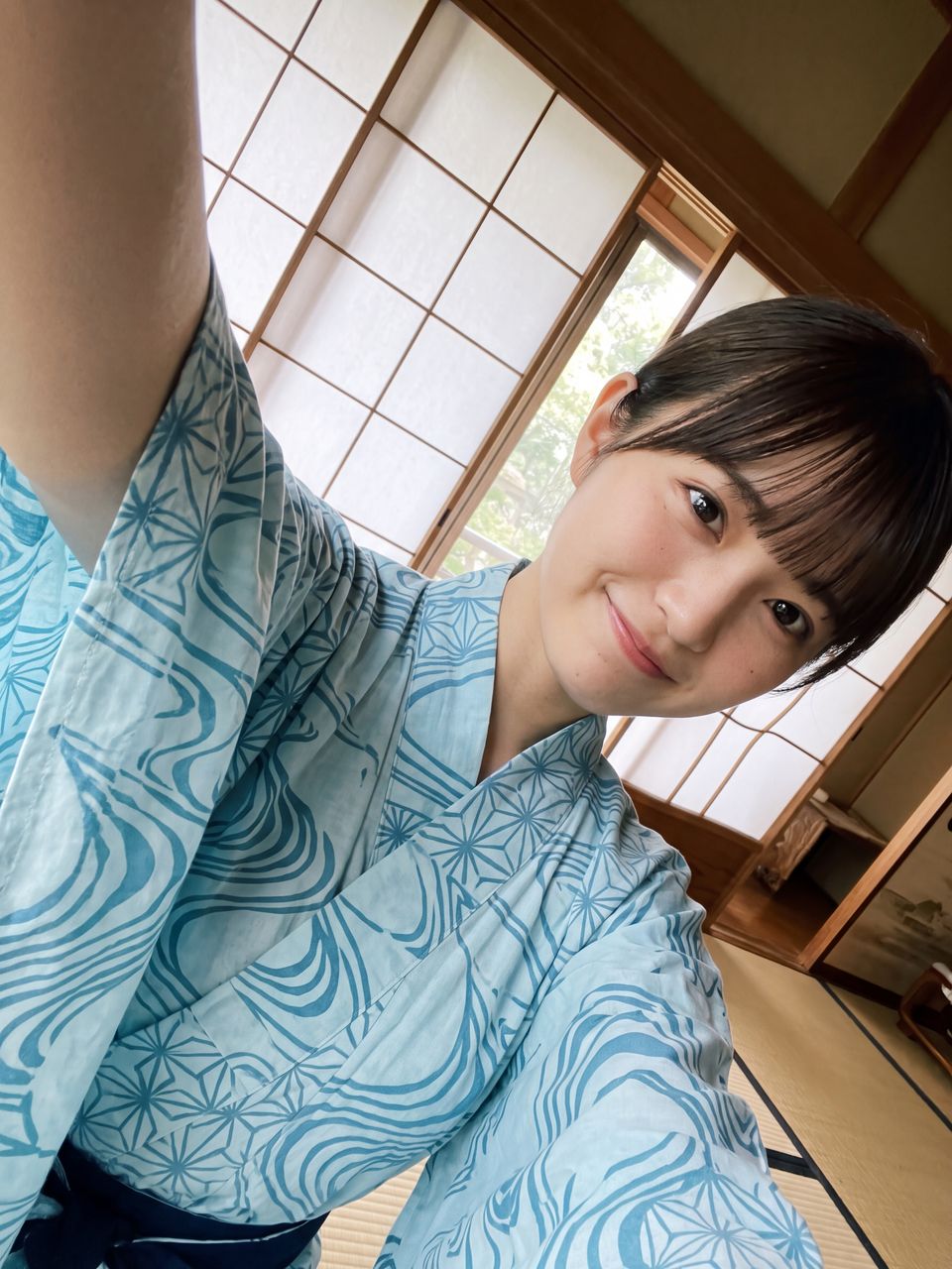 浴衣姿の蒼井瑠璃